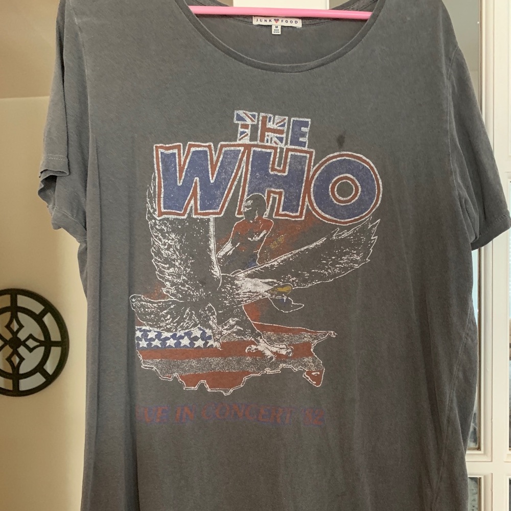 Free People Junk Food The Who Band Tee